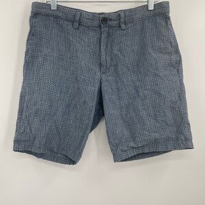 Banana Republic Blue Flat Front Shorts